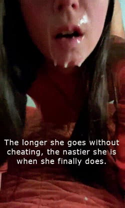 Nasty cheating slut'
