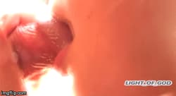 Close-up Of A Very Sensual And Wet Blowjob'
