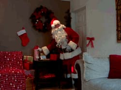 mother and daughter fuck Santa Claus'