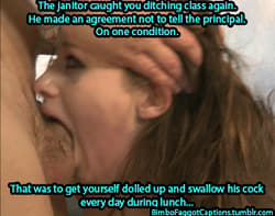 The janitor caught you...'
