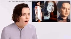 Daisy Ridley shocked but appreciative of the cum tribute'